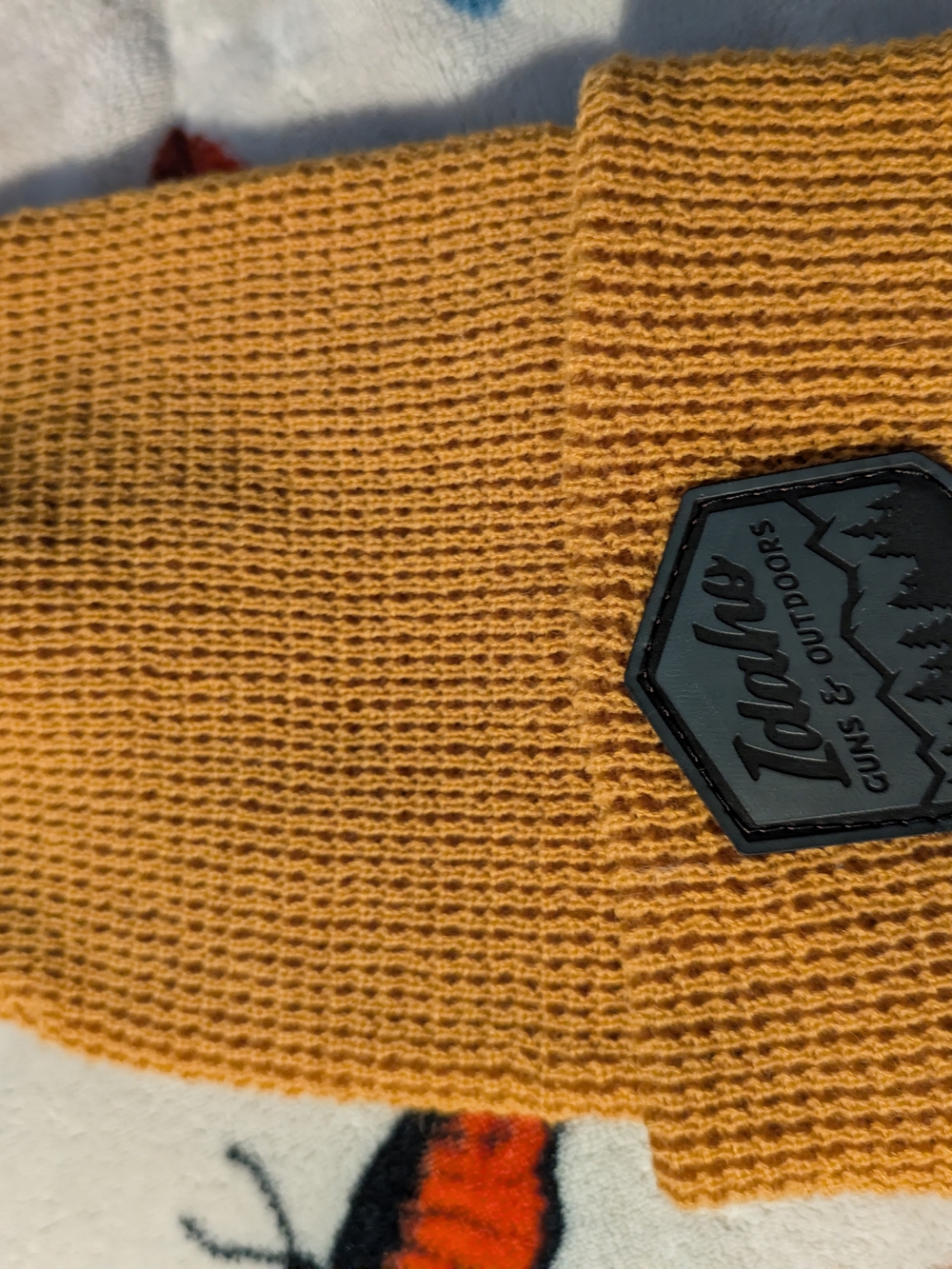 Tactical Knit Beanie Hat - Mustard Yellow